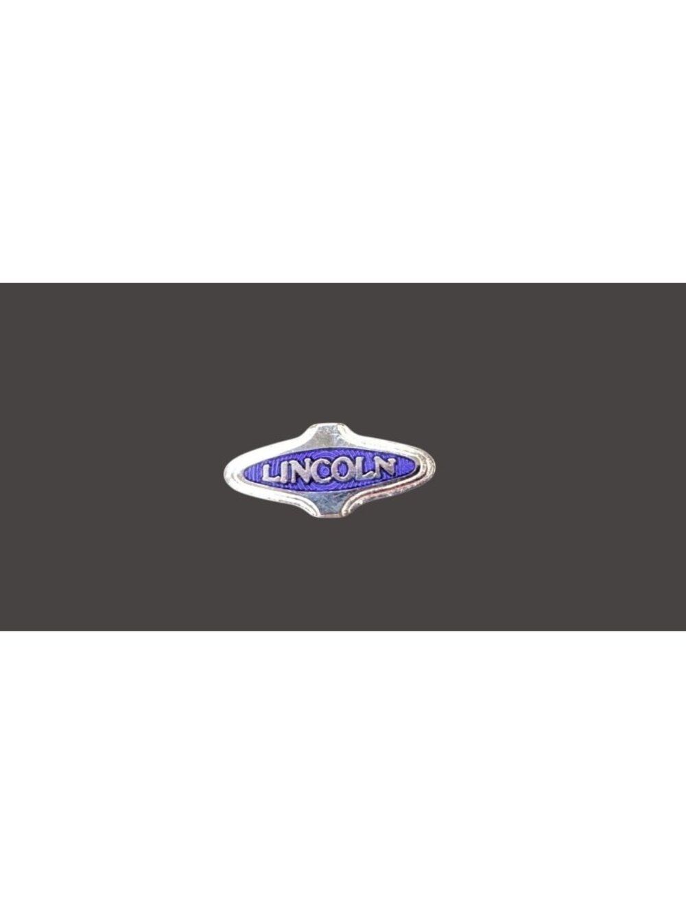 Vintage Lincoln Car Auto Logo Lapel Pin Badge Blue Silver Metal Hat Ford Company